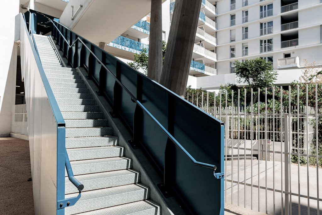 Escalier et gardes corps - réalisation renault michelet